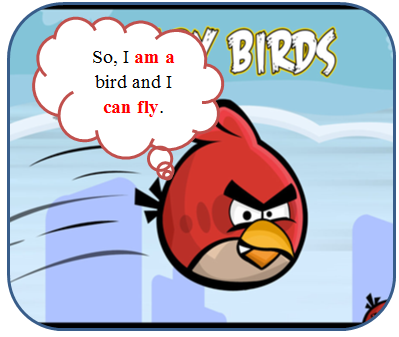 Angry bird fly